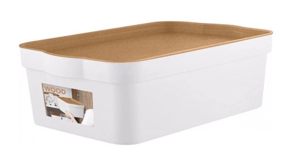 Ящик для хранения Keeplex Wood 6 л 32х21,1х11 см